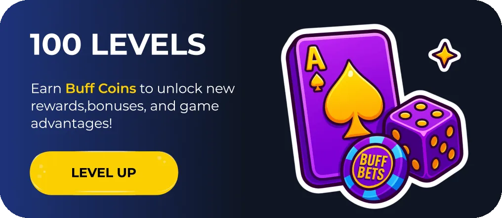 BuffBets Casino 100 levels slider